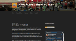 Desktop Screenshot of apocalypsebrewworks.com